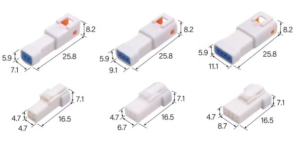 Ministecker 2-polig