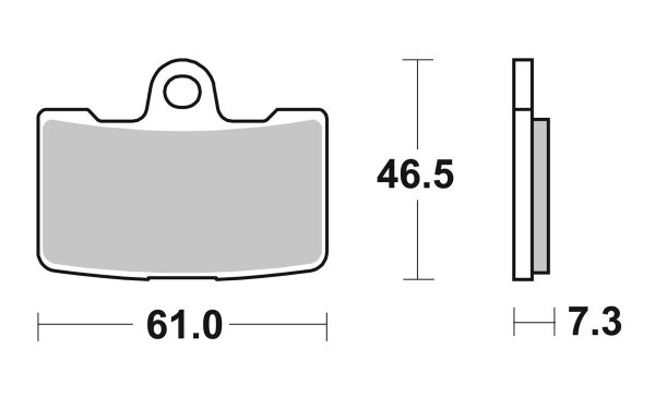 Brembo Bremsbeläge vorn ZTL2, 1125 / XB für Rennstrecke und Straße