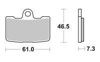 Brembo Bremsbeläge vorn ZTL2, 1125 / XB für...