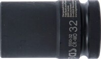Kraft-Nuß Sechskant, tief, Antrieb 1", SW 32 mm