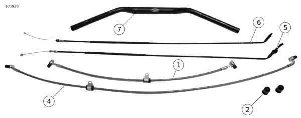 Superbike-Lenker für die 1125, 28,5mm Klemmung
