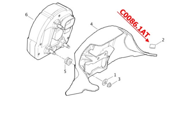Schaumstoffschutz, Verkleidungsscheibe Buell 1125CR