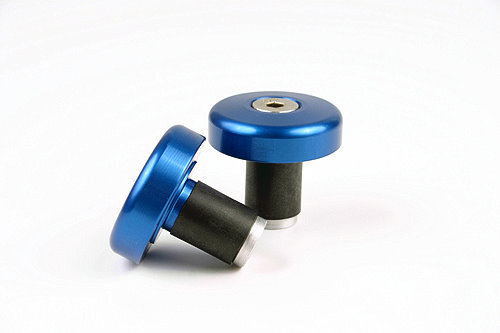 Barend-weight Flat-Cap, pair Aluminium anodized blue LSL for 14mm