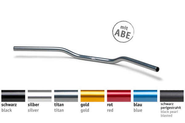 LSL Lenker Superbike Flat AN1, Aluminium