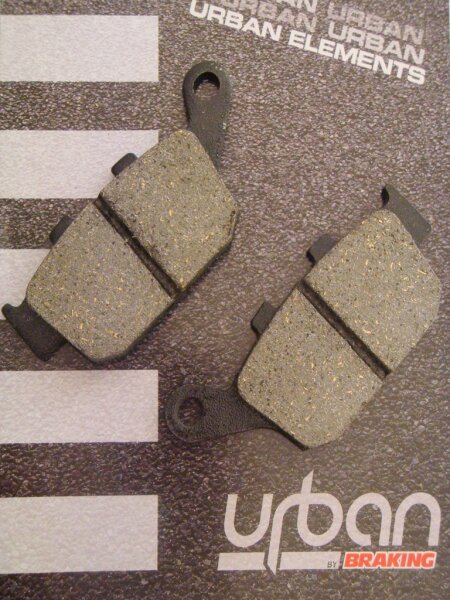 Organic brake pads for all Buell XB models and tubeframes