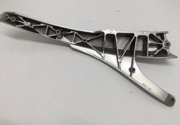 Heckstrebe XB9/12 S/SX/SCG, rechte Seite, hammertone silver