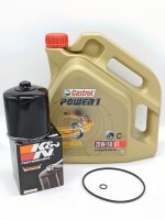 Rohrrahmen Ölwechselpaket Castrol Power1 20W-50