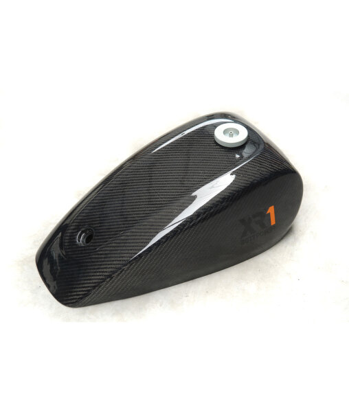 XR1 Flattrack style carbon fiber fueltank
