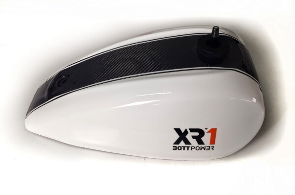 XR1 Flattrack style carbon fiber fueltank