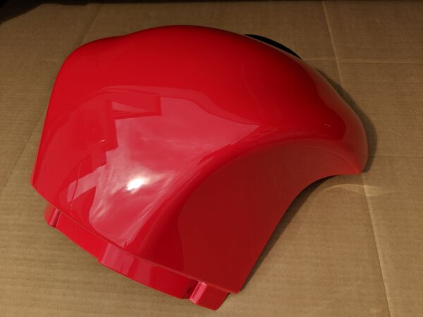 Airboxcover racing red, mit Gitter