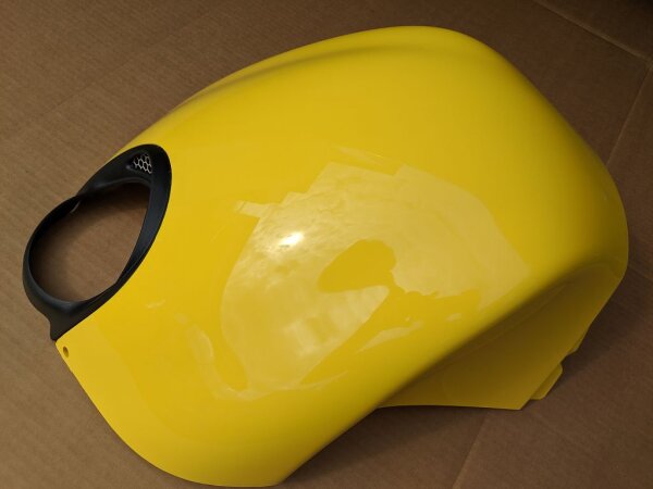 Airboxcover sunfire yellow, mit Gitter