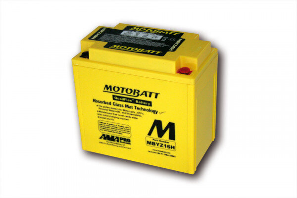 MOTOBATT AGM Batterie, 4-polig, 16,5Ah