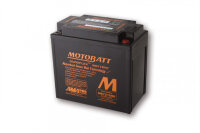 MOTOBATT AGM Batterie, schwarz, 4-polig, 16,5Ah