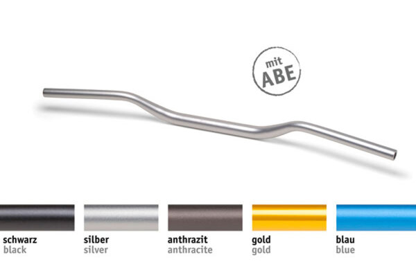 LSL/Highsider Lenker Cross Bar AX00, 28,6mm im Klemmbereich schwarz