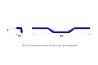 LSL/Highsider Lenker Cross Bar AX00, 28,6mm im Klemmbereich schwarz