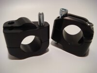 LSL/Highsider Lenkerklemmböcke für 28,6mm-Lenker silber