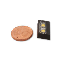 Micro-LED-license plate light, 45x7x12mm, black