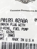 Ablassschraube Benzinpumpe, Buell XB9 2003